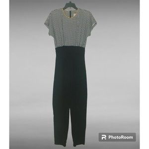 Vintage Jumpsuit Eber San Fransisco Women's Size 10 Tall Shoulder Pads 80's 90's